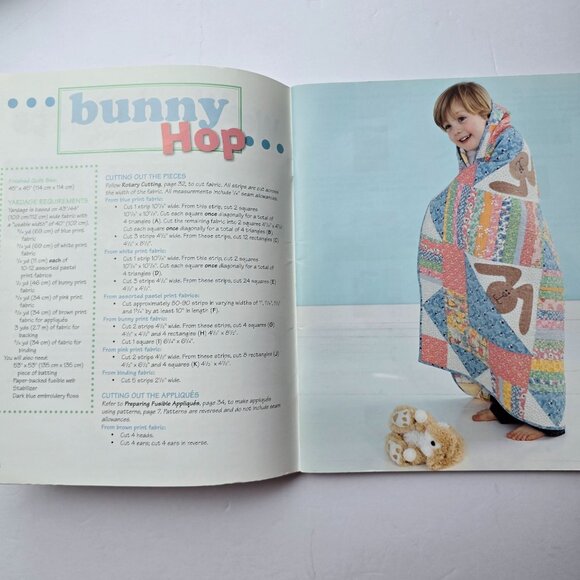 Wee Wonder Quilts Craft Book 5 Playful Projects For Infants & Toddlers Cotton Pi - Picture 2 of 15